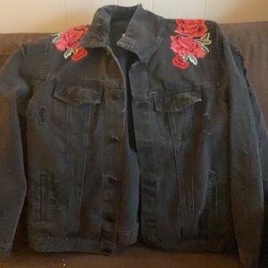off-black  denim jacket